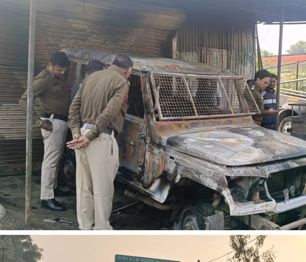 कैमोर के तिलक चौक क्षेत्र में देर रात हुई आगजनी की वारदात