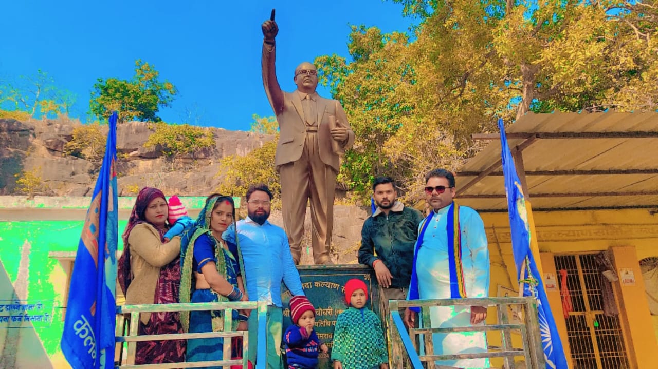 भीम आर्मी कटनी 6 दिसंबर 2025 को मनाया बाबा साहब अंबेडकर जी का महापरिनिर्वाण दिवस।।