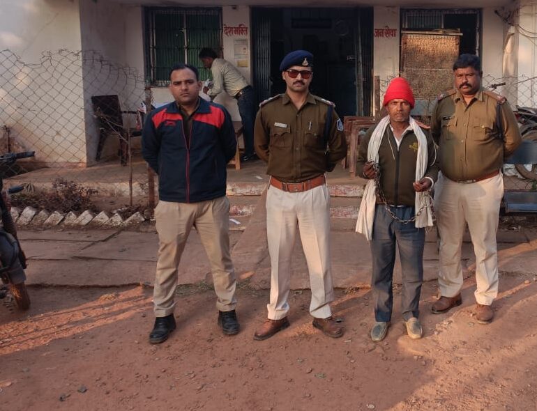 katni news today बिलहरी पुलिस ने हत्या के प्रयास के आरोपी को किया गिरफ्तार